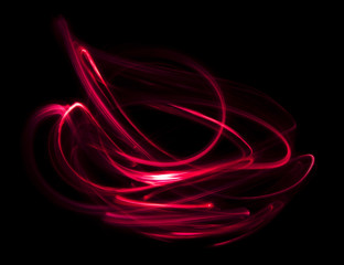 Overlay light, an abstract pattern on a dark background