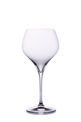 A beautiful large glass for wine. Isolated