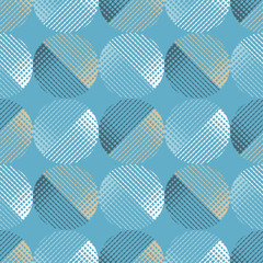 Polka dot seamless pattern. Halftone texture. Textile rapport.