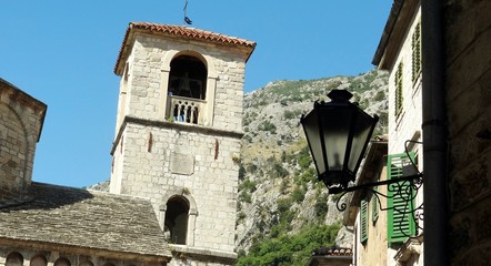 Fototapeta na wymiar Montenegro Kotor Balkans Église collégiale Sainte-Marie SV. MARIJE - СВ. МАРИЈЕ