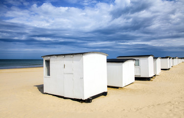 Fototapeta na wymiar Dänemark, Strandhütten