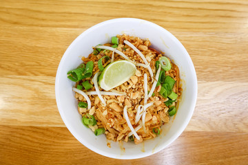 asian food noodles on the table