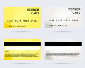 member card, business VIP card, design for privilege member,vector