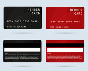 member card, business VIP card, design for privilege member,vector