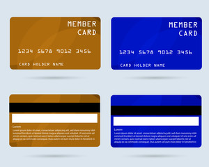 member card, business VIP card, design for privilege member,vector
