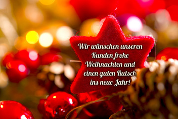Wir wünschen unseren Kunden Frohe Weihnachten 