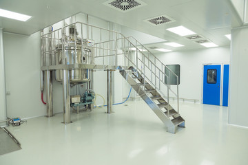 the machine in the factory work