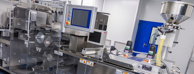 Photo production, clean room with stainless steel hardware