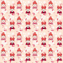 Obraz premium Seamless japanese pattern