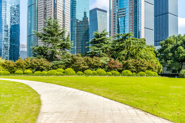 Shanghai Lujiazui financial district skyscrapers