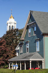 Historisches Haus mit Turm der 