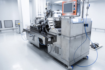 paper machine with computer control panel, steel machines