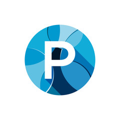 initial letter logo circle abstract © liarocer