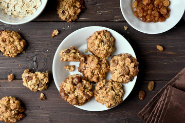 Tasty healthy oatmeal cookies