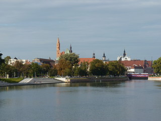 Fototapeta premium Panorama of the historic part of the old town 