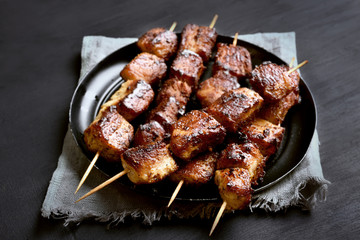 Pork kebabs
