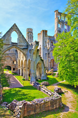 L'abbaye Saint-Pierre de Jumièges, Seine-Maritime, Normandie
