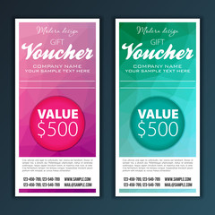 Gift voucher template