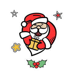 Christmas illustration hand drawn.