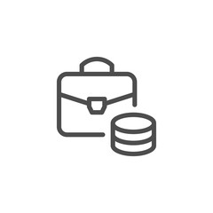 Finance line icon