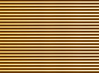 Obraz premium corrugated golden abstract background. horizontal tubes texture ribbed pattern light