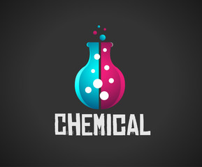 Creative Chemical Colorful  Logo design for brand identity, company profile