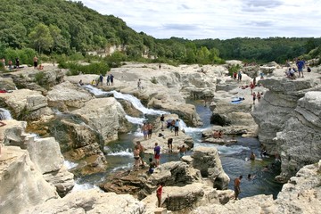 La Cèze_les cascades du Sautadet