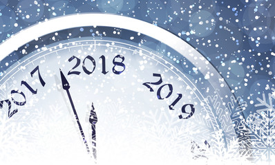 Naklejka na ściany i meble New Year's Eve 2018