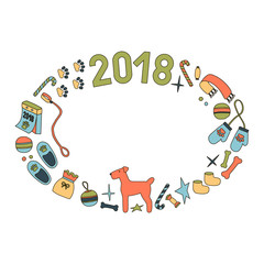 Symbols of the year dog