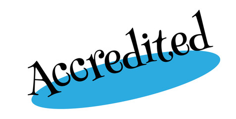 Accredited rubber stamp. Grunge design with dust scratches. Effects can be easily removed for a clean, crisp look. Color is easily changed.