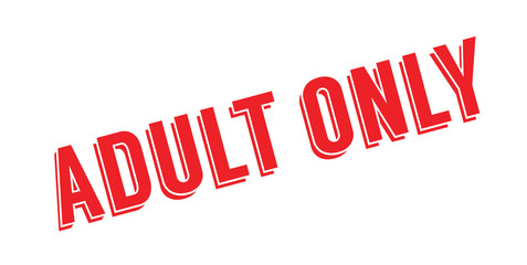 Adult Only rubber stamp. Grunge design with dust scratches. Effects can be easily removed for a clean, crisp look. Color is easily changed.