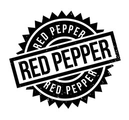 Red Pepper rubber stamp. Grunge design with dust scratches. Effects can be easily removed for a clean, crisp look. Color is easily changed.