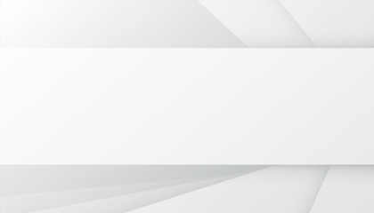 Fototapeta premium Abstract grey and white tech geometric corporate design background. vector illustration.