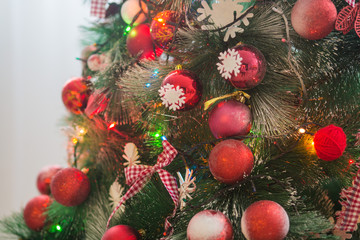 Christmas decorations, Christmas tree, gifts, new year