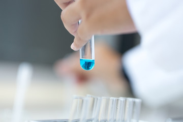 Education Biotechnology and Experiment chemical in the laboratory.	