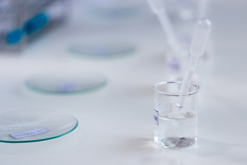 Education Biotechnology and Experiment chemical in the laboratory.	