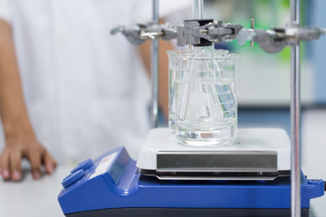 Education Biotechnology and Experiment chemical in the laboratory.	