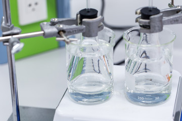 Education Biotechnology and Experiment chemical in the laboratory.	