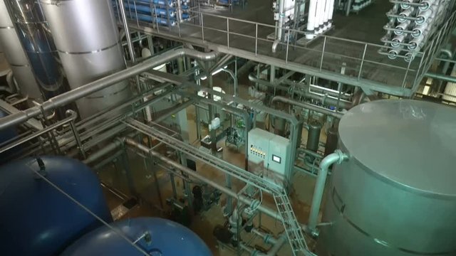 Modern filter system at large beer company