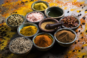 Wooden bowl, Hot spices