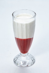 dessert with strawberries