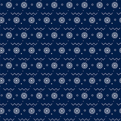 Scandinavian seamless pattern. Christmas seamless pattern