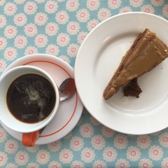 Fresh coffee and home baked goodness