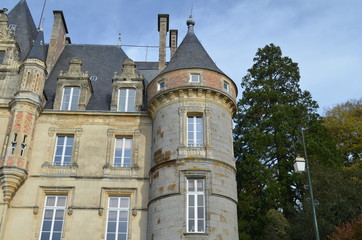 Fototapeta premium Hôtel de Ville de Bagnoles de l'orne (Orne - France)