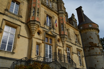Fototapeta premium Hôtel de Ville de Bagnoles de l'orne (Orne - France)