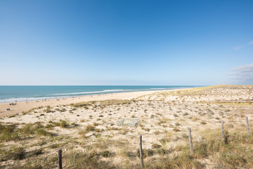 LEGE - CAP FERRET (Gironde, France), plage du Grand Crohot