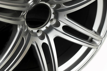 Close up of rims car alloy wheel.