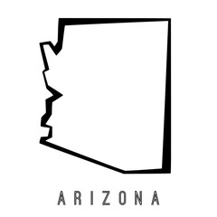 Arizona geometric map