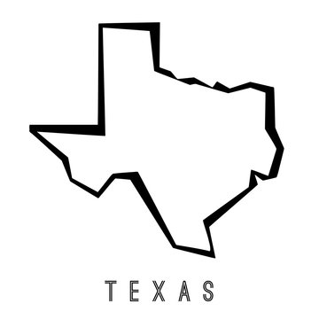 Texas geometric map