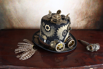 steampunk Meccanico fabbrica